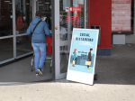 Chevalet stop-trottoir numérique