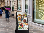 Chevalet stop-trottoir numérique